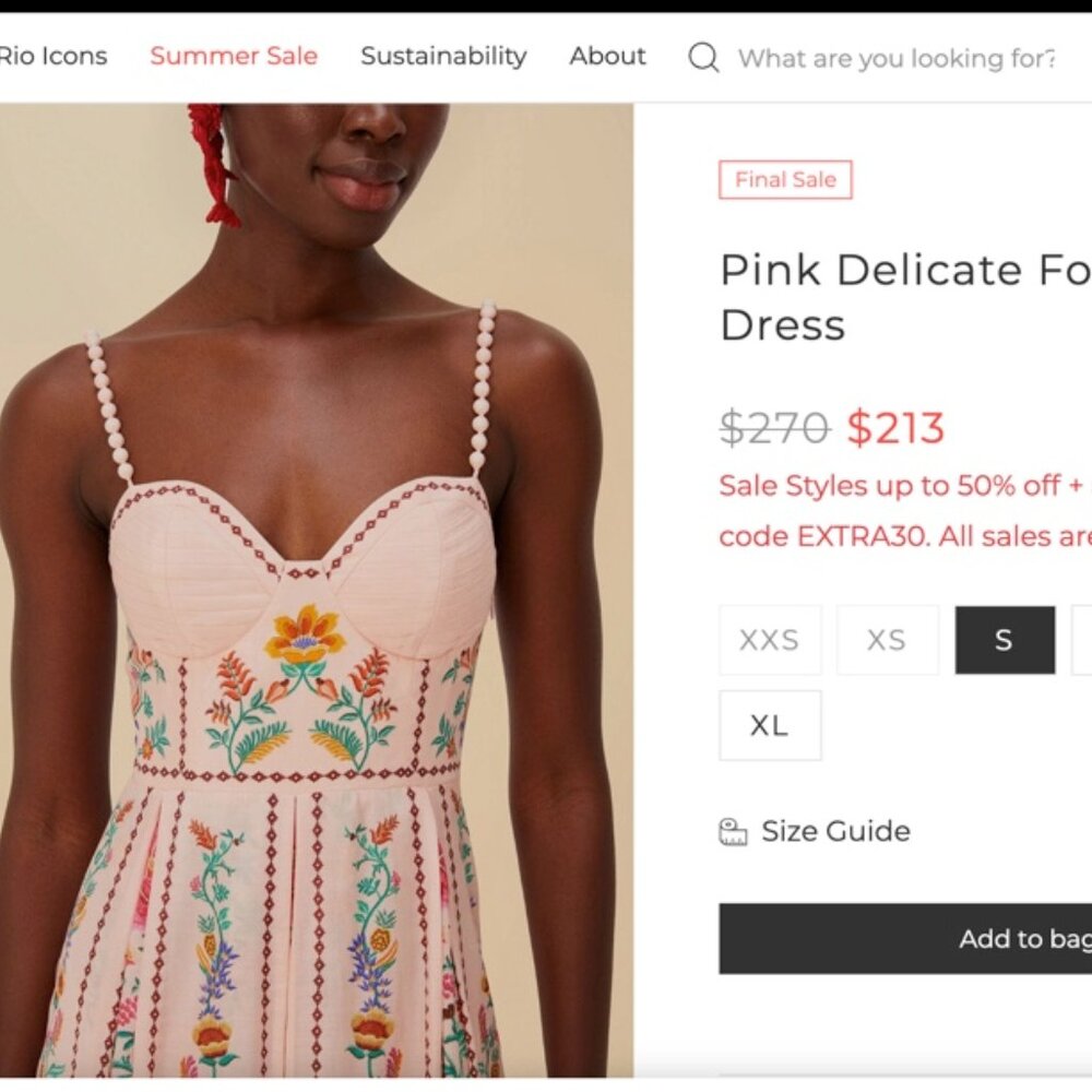 Pink delicate forest maxi dress
